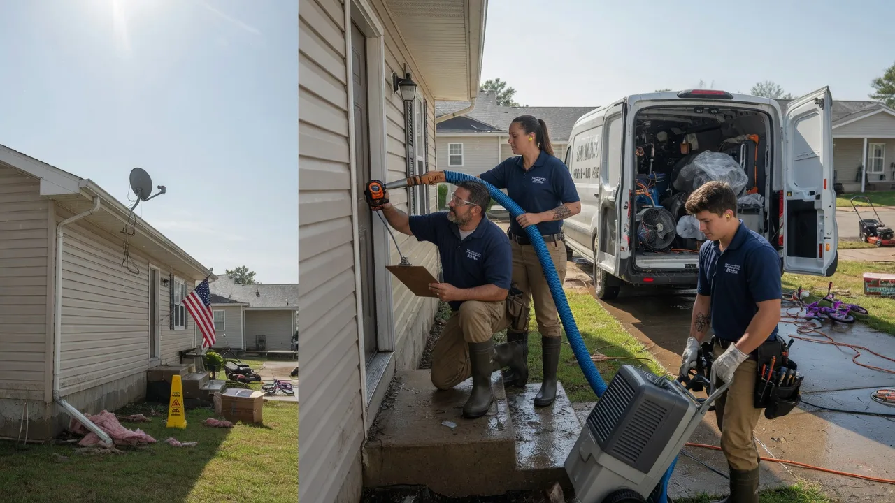 Ceiling Water Damage Restoration in South Milwaukee, WI near me